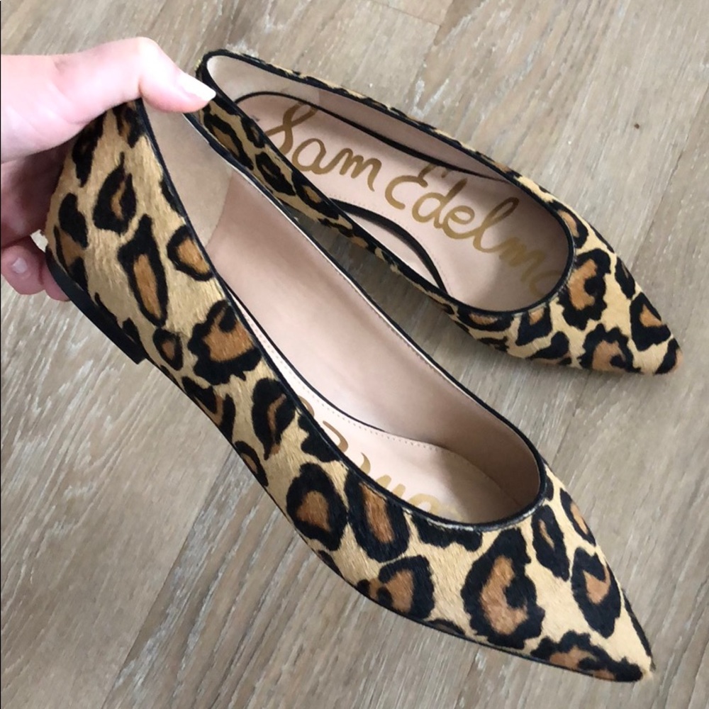 Brand New SAM EDELMAN Leopard Flats